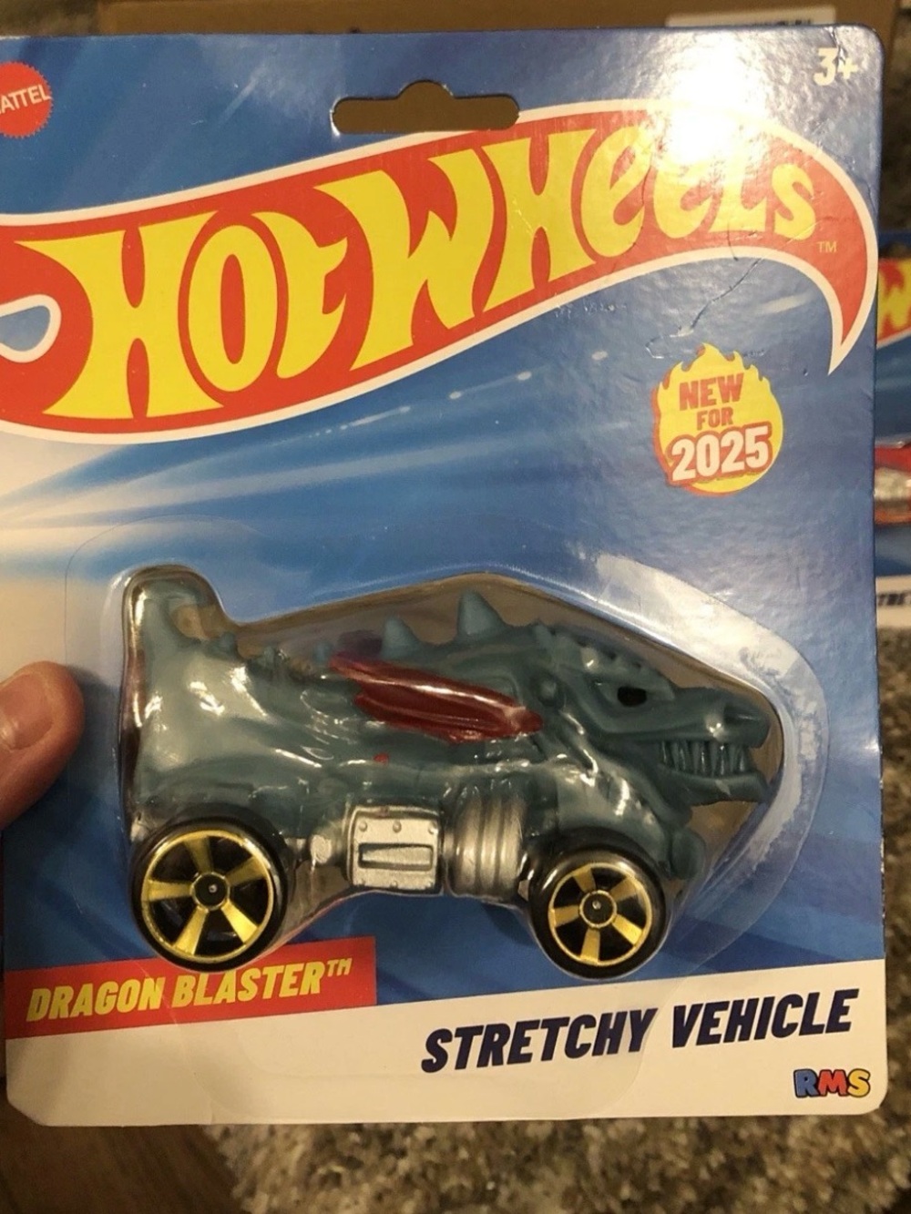 Hot Wheels Stretchy Vehicle Assortment - Multi-Color Pack Complete Set of 4 - Picture 4 of 12